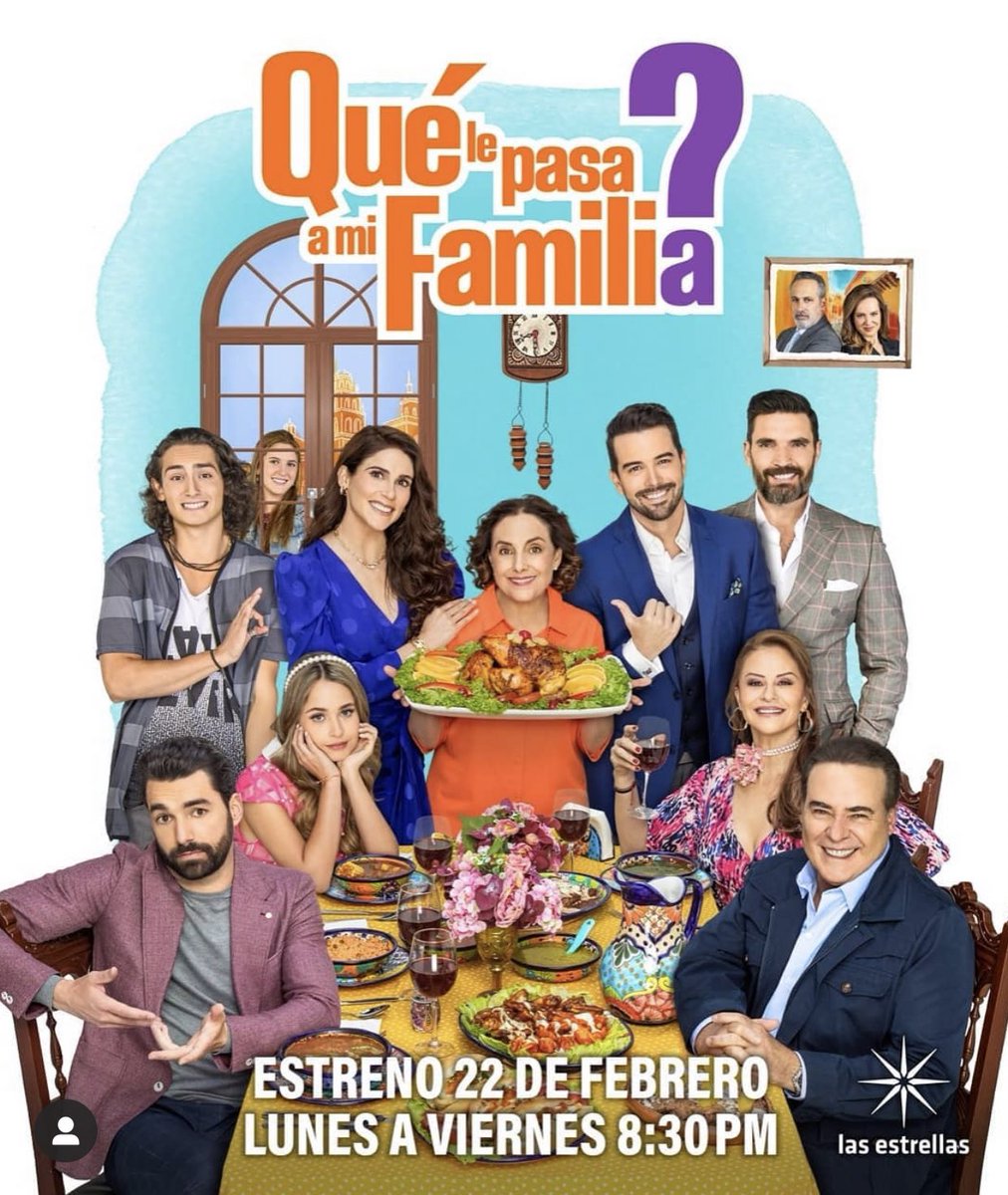 #QueLePasaAMiFamilia? 
Hoy Gran Estreno... Y síguela de Lunes a Viernes 8:30 pm #ConLasEstrellas 
Una Comedia Romántica con un Gran Elenco ... <a href="/qlepasafamilia/">@quelepasaamifamilia</a> de la mano del Gran Productor <a href="/osoriojua/">juan osorio ortiz</a> 
RT si la Verás
