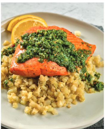 SOUdining's tweet photo. Stop by The Hawk tomorrow to try our American Heart Health Month wellness special, Salmon W/ Chimichurri Sauce + Cauliflower Rice! This dish will be available @ Red Plate during our lunch hours. https://t.co/NalgYzgwVt