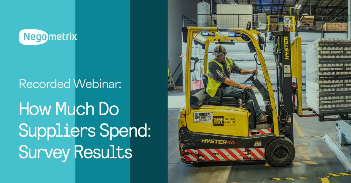 Mercell_US's tweet image. Ever wondered how much #PublicSector suppliers are spending to respond to your bids and RFPs? Depending on your #Procurement process, that cost may be keeping them from participating. Discover what our Supplier Survey uncovered in this free webinar: