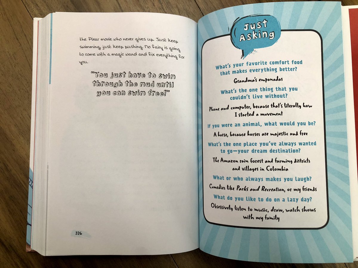 Jamie_Margolin's tweet photo. In the book I spoke about my coming out story, reckoning with and embracing my many different identities, my journey in climate activism, and learning to be open and proud about my queerness. #captureconfidence
Read “Living The Confidence Code” HERE: https://t.co/JRUwD18TX7 https://t.co/2mYBF3F8B0