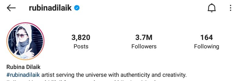RubiDilaikOFC's tweet photo. 4 Million Fam soon..
Follow #RubinaDilaik on instagram if not done yet

👉 https://t.co/46lYuJDkqf 

@RubiDilaik https://t.co/YjUjF9FLcJ