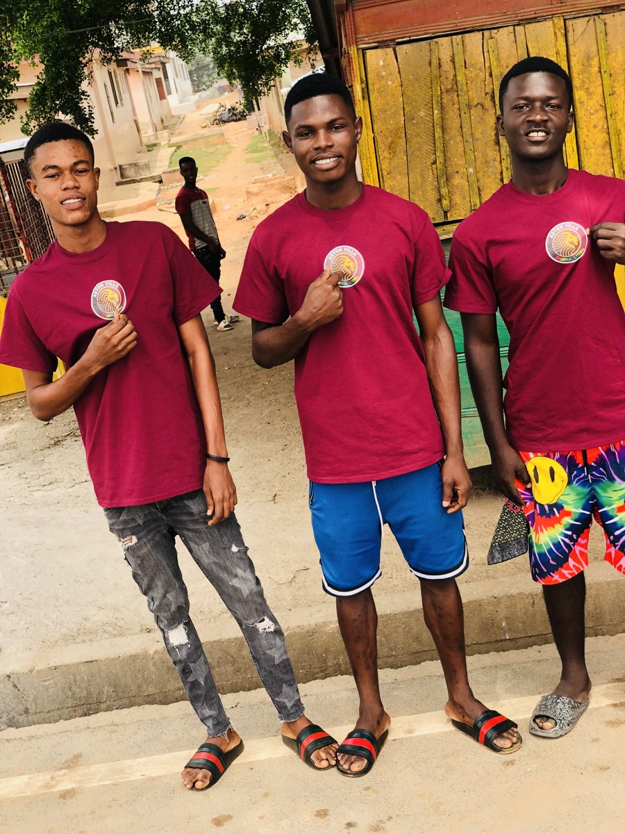 AvfcGhana's tweet photo. Our first-ever OFFICIAL Ghana Lions t-shirts are moving fast, don’t miss out! 

Every order supports the development of a new football pitch here in Juaben

Order here https://t.co/kWuGtmyh6d https://t.co/6AWpY2jNRA
