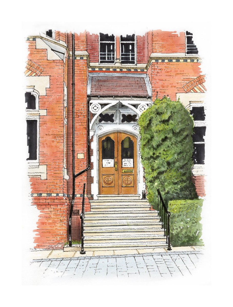 A sketch of the door to the seniors Kings House School in Richmond-Upon-Thames, given lockdown sadly done from a photograph I took this time last <a href="/KingsHouseSch/">King's House School</a> <a href="/LoveofRichmond/">Love of Richmond</a> <a href="/ExploreRichmond/">Discovery Richmond</a> <a href="/richmond/">Richmond</a> <a href="/theopenbook2/">TheOpenBookRichmond</a> @MyRichmondApp <a href="/Visit_Richmond1/">VisitRichmond</a> <a href="/TotallyRichmond/">Totally Richmond</a>