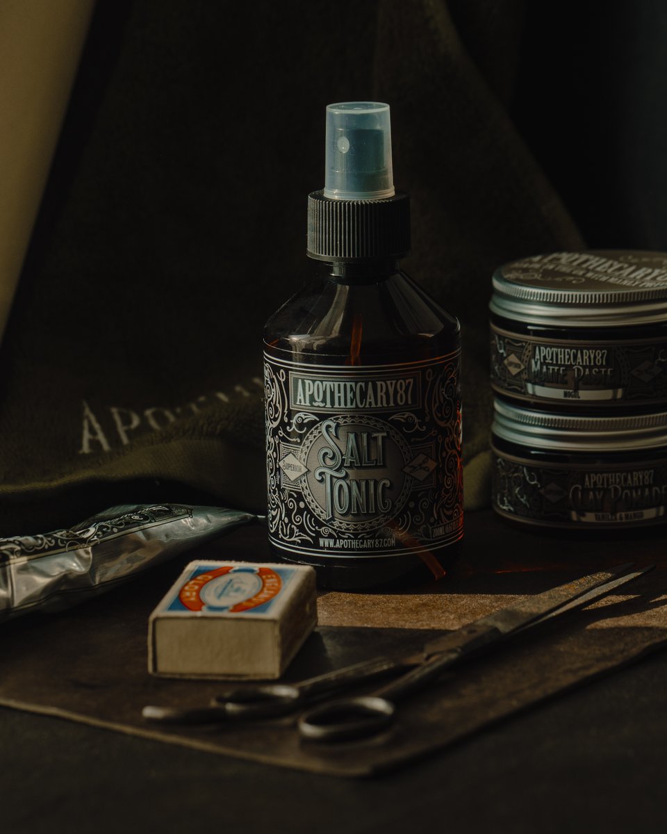 The Matte Essentials...

No shine, reworkable hold &amp; loads of texture, everything a true matte style should boast.

Shop the link below:

apothecary87.co.uk/collections/ha…