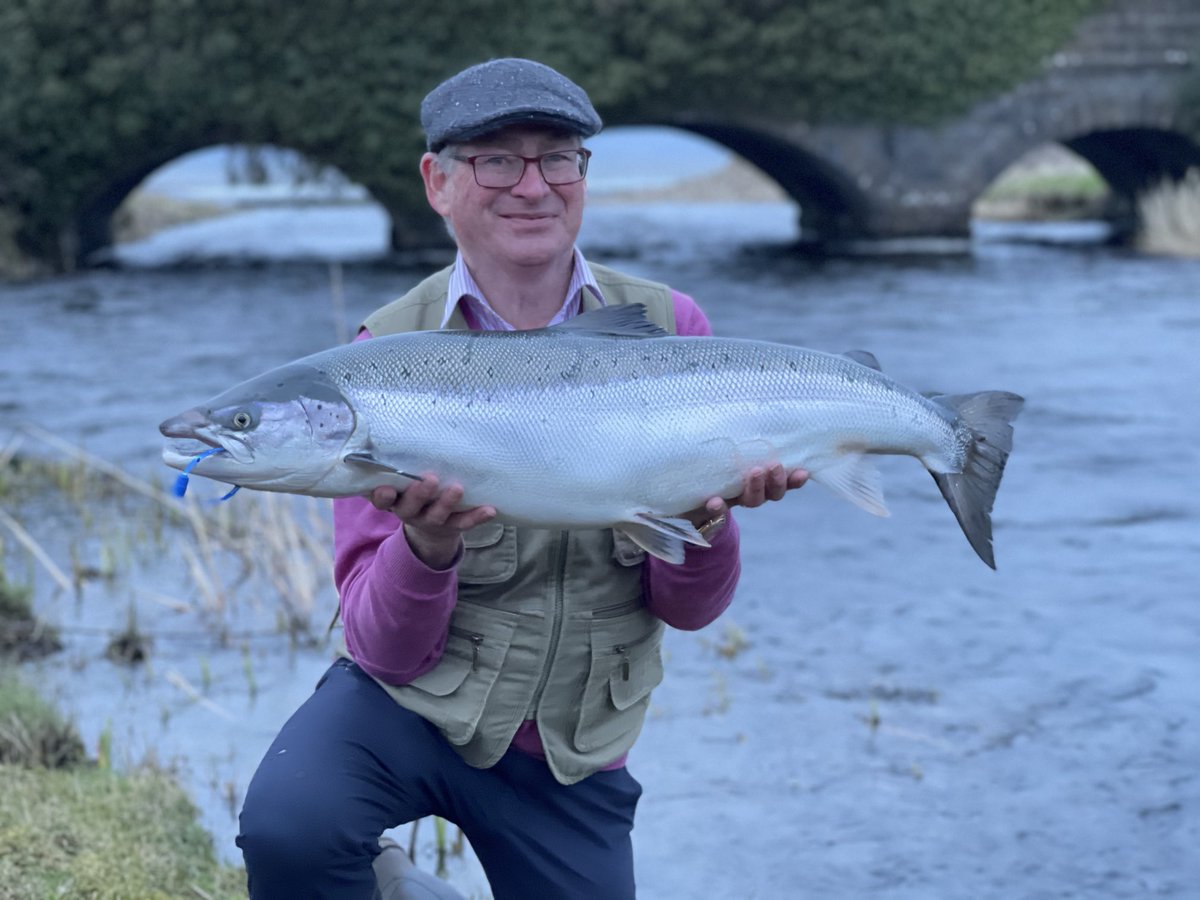 DrowesFishery's tweet photo. Local angler Seamus O’ Neill landed a specimen fish of just over 25lbs shortly after 5pm this evening.The cock fish took a black flying c from the  Old Sea Pool. The fish was deeply hooked and after a 35 minute battle was unable to be revived. Scale samples have been sent to IFI. https://t.co/jxh9wI0dYW
