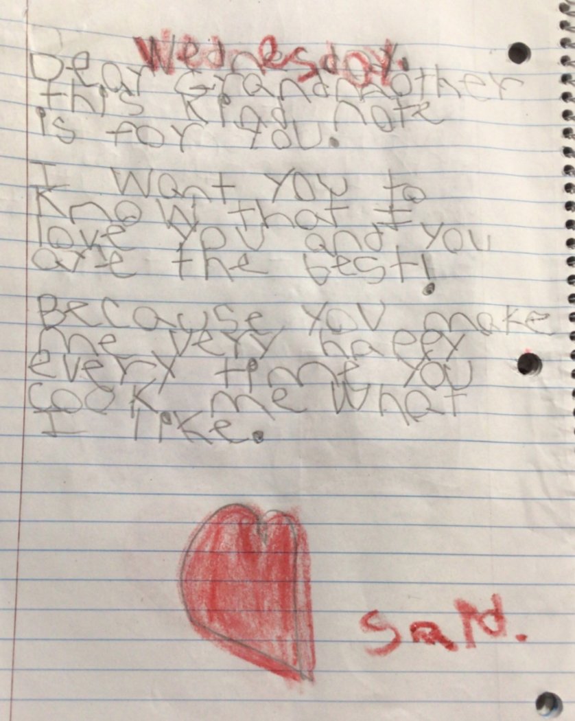 MsM_RKES's tweet photo. Kindness AND writing? Yes, please! Last week, second graders learned that a kind note goes a long way. Check out this awesome writing! #SpreadKindness @RKES_PWCS https://t.co/mfgHm9H8ID