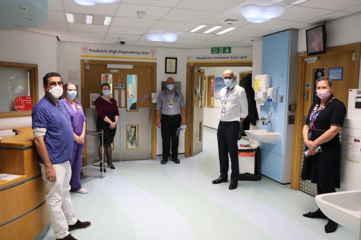 Thanks Vin, London Region Medical Director for visiting #TeamKings with Leonie Penna our Chief Medical Officer. It meant the world to our staff @Vin_Diwakar