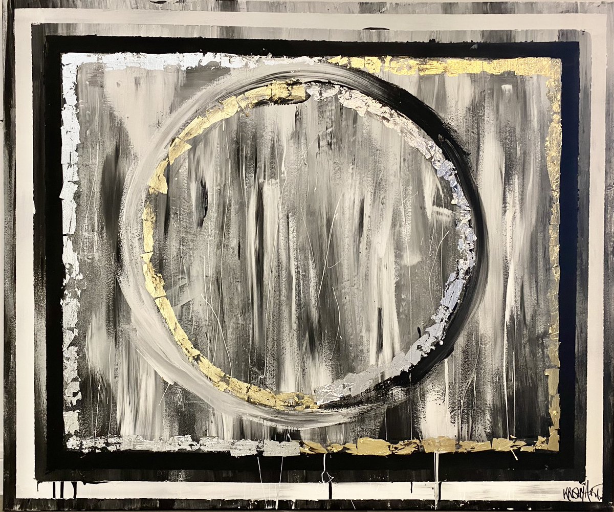 ArtKrishy's tweet photo. New Interior Abstract Artwork Piece... Be Kind 🔳🔲 #interiordesign #homedecor #art #abstract #shapes #movement #monochrome https://t.co/A4BauzF3nL