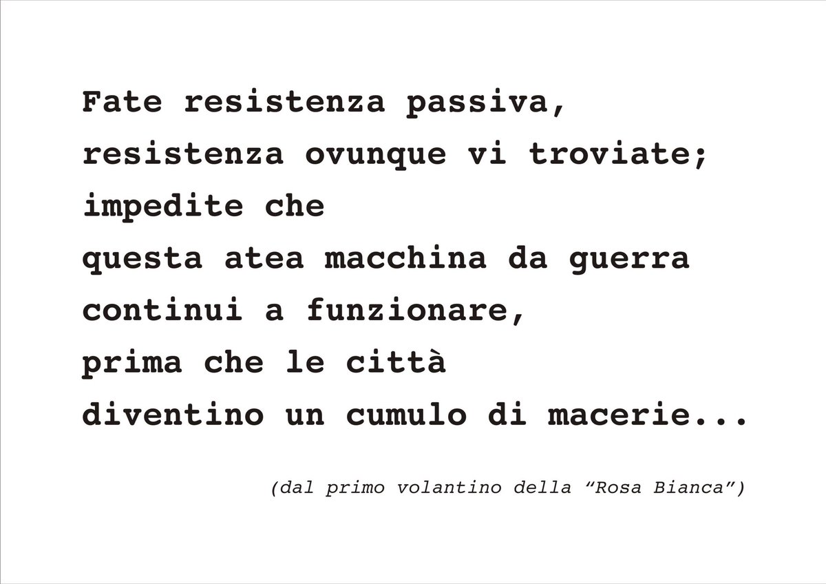 RivLibPopolare's tweet image. “Combatti per ciò in cui credi anche se stai lottando da solo.” In questo giorno nel 1943 Sophia #Scholl veniva ghigliottinata dai #nazisti, insieme a suo fratello Hans e all’amico Christoph #Probst. #NeverForget @forumalcentro #RosaBianca #WeißeRose