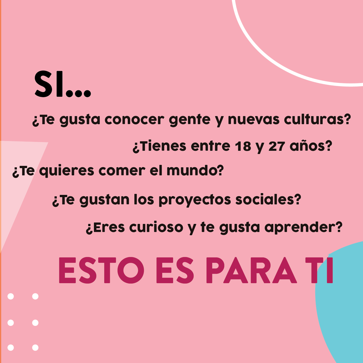 Ruta_N's tweet photo. #Convocatoria | Nuestros amigos de @ShapersMedellin tienen una invitación para ti si: 

✅ Tienes entre 18 y 25 años
✅ Vives en Área Metropolitana
✅ Defiendes tus derechos y los de los demás

Entonces anímate y participa en esta convocatoria 📲 https://t.co/DtVESk1Xhy https://t.co/a4GXbau1HJ