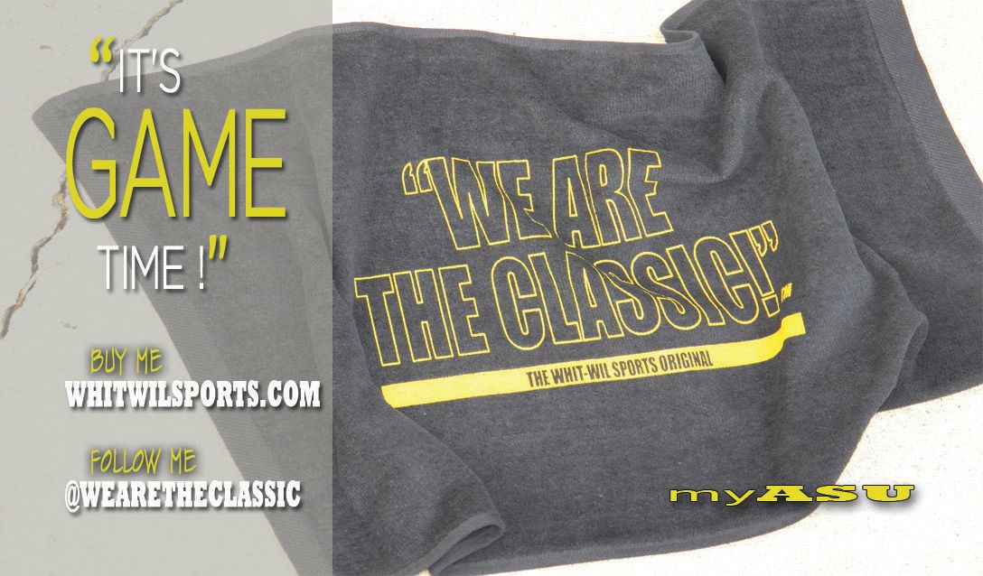 WeAreTheClassic's tweet photo. #MyASU its's almost #Gameday time to order that We Are The Classic rally towel. https://t.co/tFvbwp2UBW 

#StateOfMind https://t.co/5dDskqx6f2