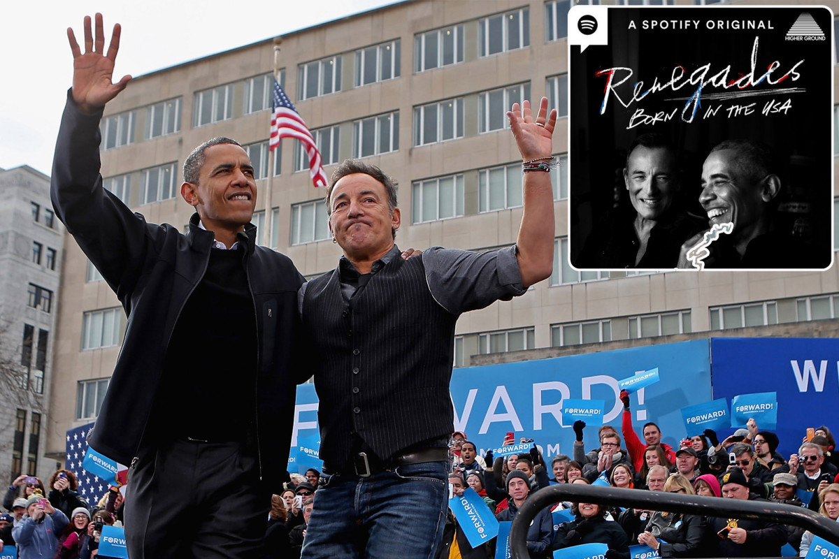 Obama, Bruce Springsteen team up for new Spotify podcast