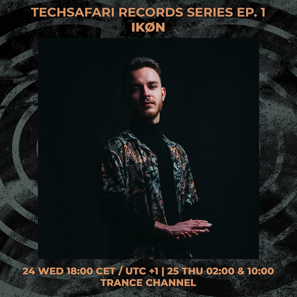 TechSafariRds's tweet image. We are delighted to announce the 1st episode of TechSafari records series broadcasted by @radiOzora with our label artist IKØN on next Wednesday February 24th! 

#techsafari #radiozora #techsafarirecords #IKØN #radiomix