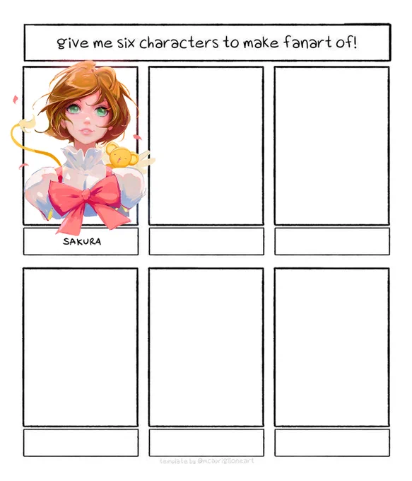 I'll be doing the 6 fan arts challenge for this friday's video! Who else should i draw? ?✍? 