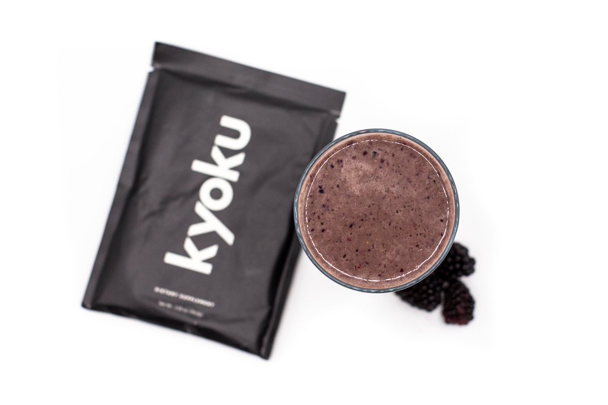 Have you ever tried the “Kyoku Antioxidant” shake recipe? If not, try adding the following ingredients to your personalized Superfood Shake packet: 16 oz coconut water, 1 banana, 1 nectarine, 1/2 avocado, 6 strawberries, 1/3 cup blueberries, and 1/3 blackberries. #kyoku #kyokufit