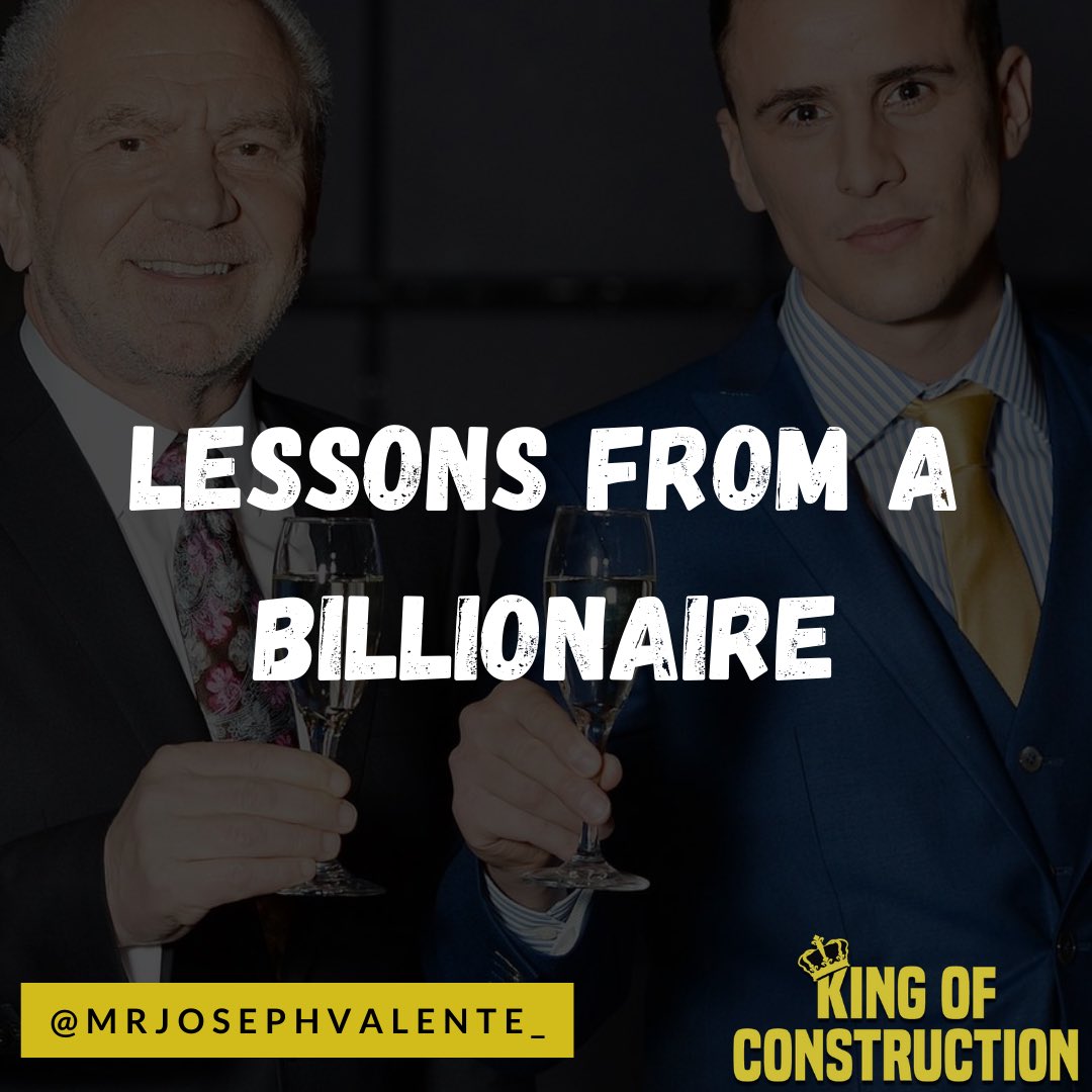 MrJosephValente's tweet photo. My TOP 3 learnings from working with Billionaire Lord Sugar. 

What is the best learning / advice you have ever received? 

#business #entrepreneur #motivation #success #marketing #love #money #mindset #inspiration #instagood #instagram #lifestyle #goals #trademastermind #KOTRT https://t.co/dZKTVx1CxA