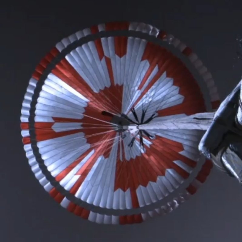 aatdalton's tweet photo. . @DJSnM any idea on solving coded message in #PerseveranceRover chute pattern NASA hinted at? https://t.co/geLFAc4mvf