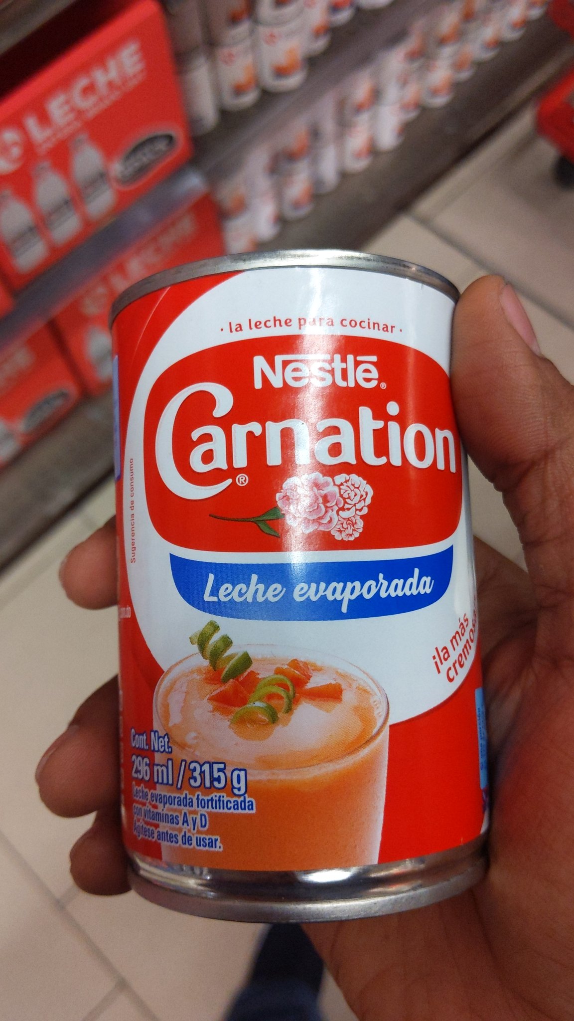 Leche Evaporada Nestle Carnation, 315 g –
