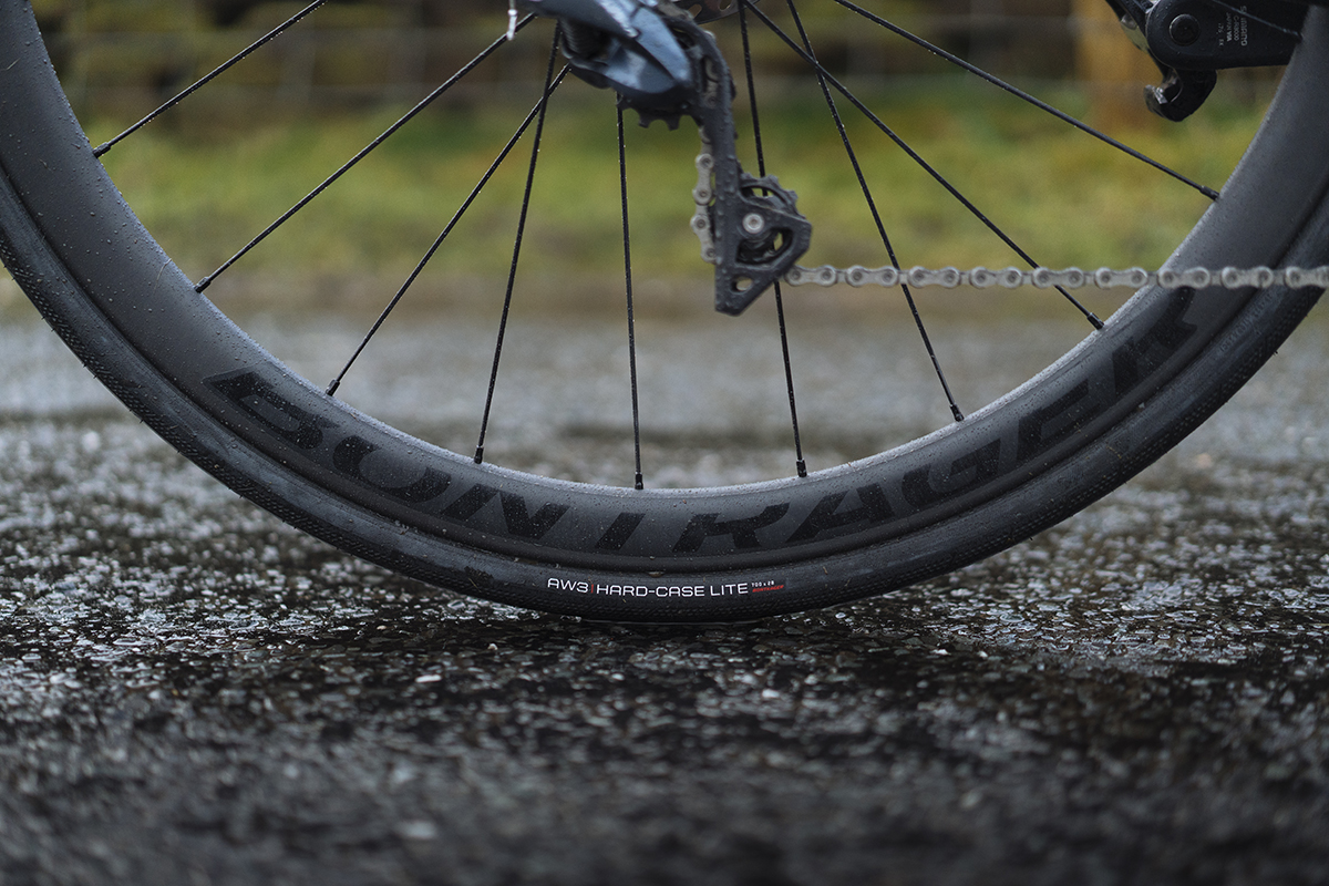 More fun, fewer flats with the all-new AW3 road tire. Check it out here: trek.bike/AW3Tire