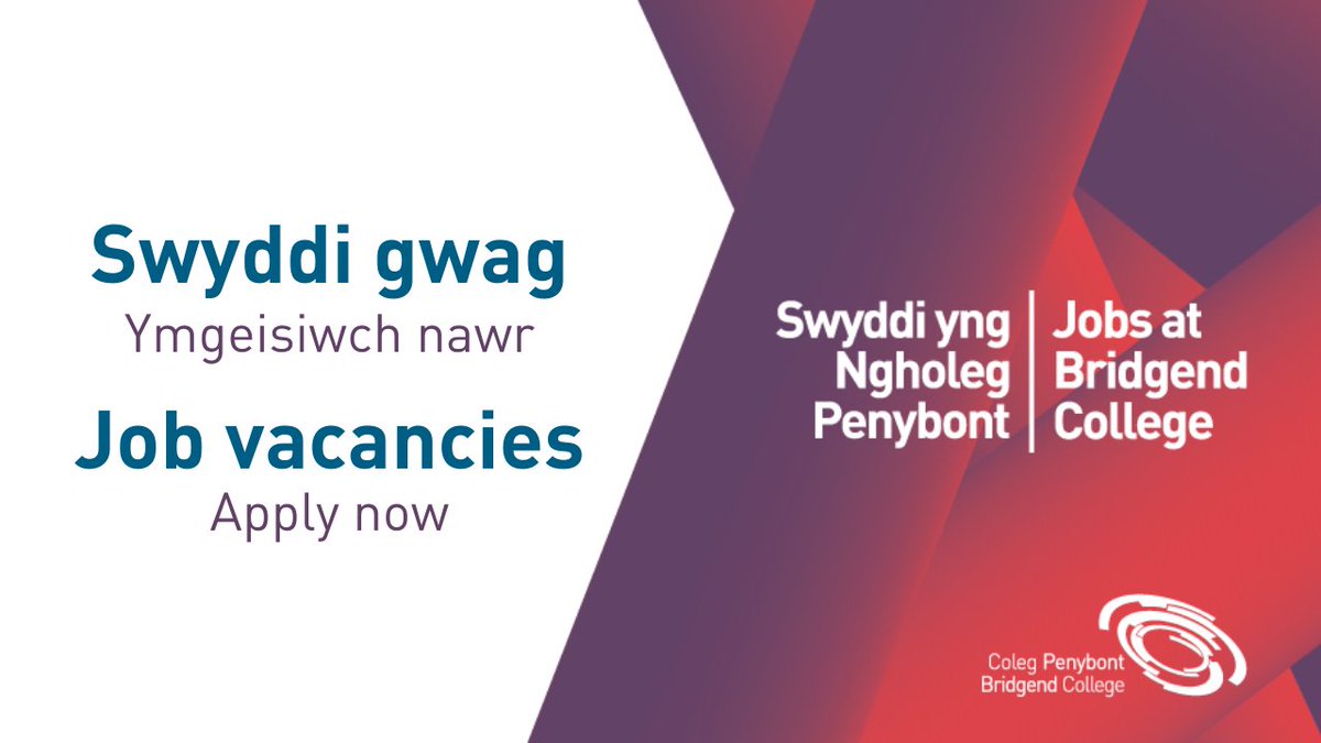 BridgendCollege's tweet photo. 🔍 Looking for a job in #FurtherEducation?
Browse our #vacancies: https://t.co/02XIl5V3yi

👩‍💻 Hourly Paid Lecturer in IT
👶 Assessor in Childhood Studies
👨‍🏫 Casual Learning Support Assistants
🧱 Work-based Learning Assessor in Site Brickwork

#jobswales #bridgendjobs #FEjobs https://t.co/VtDVmLUCw8