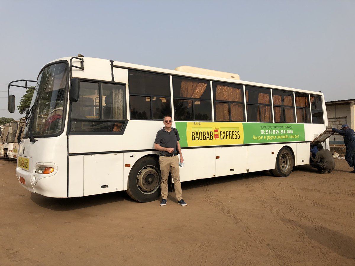 XavierLeblanc16's tweet photo. A Parakou, j’ai rendu visite à la compagnie de bus Baobab Express et à la Fondation Hubi et Vinciane, qui illustrent tous deux ce que le Bénin 🇧🇯 et la Belgique 🇧🇪 sont capables de réaliser lorsqu’ils conjuguent leurs efforts. https://t.co/LMOQjvRFAX
