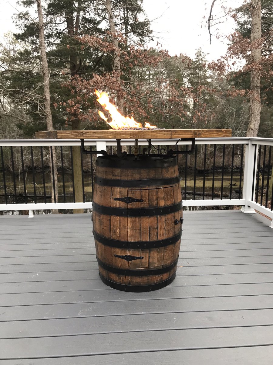 CelestialFG's tweet photo. Who knew fire came in barrels? Thank you to our friends at https://t.co/4zEQcdvz3S for sending us in this rustic design! https://t.co/hST9GjxYrJ