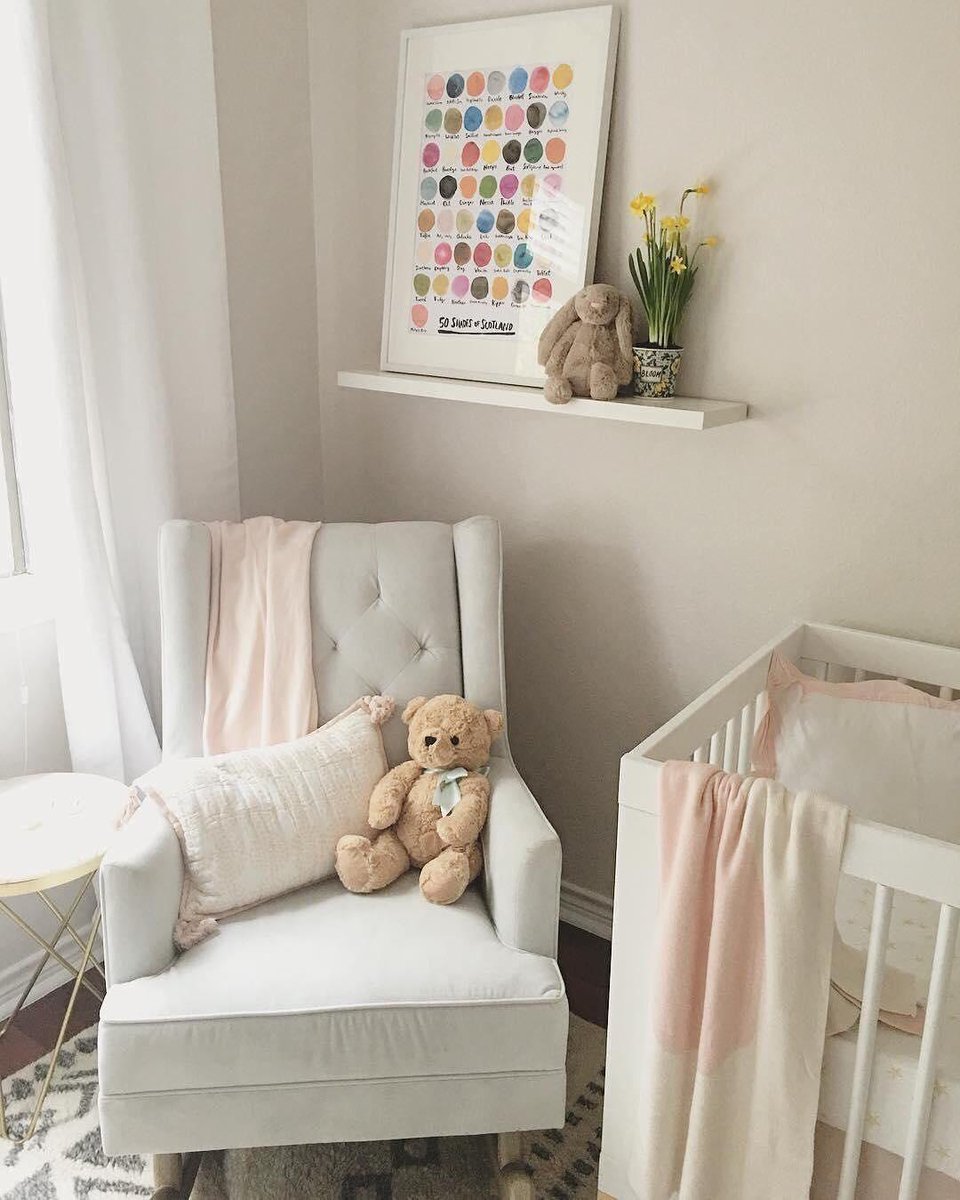 Snuggle up in our Modern Tufted Wingback Rocker. Trust us...you and your baby will love it! 😍
📸<a href="/wanderandbloom/">Wander + Bloom</a> #lovemypbk

Shop here: bit.ly/2ZSXDVj