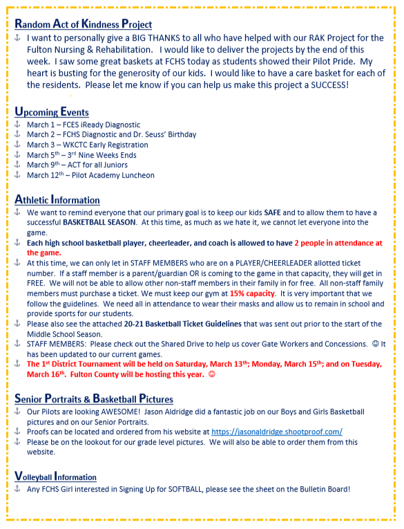 Pilot Preview for the Week of February 22nd :) #PilotPride