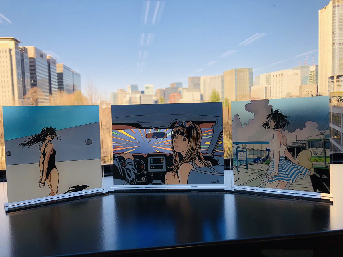 彼女展』オフィシャルグッズ しょの2 アクスタ8種とアクプレ3種