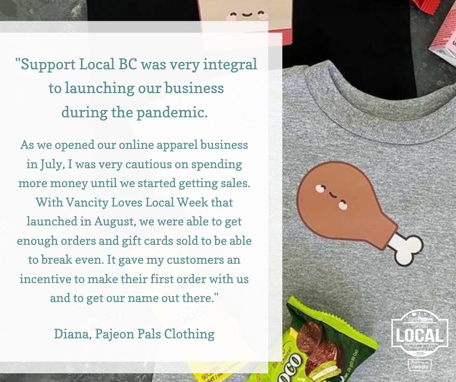 “I started Pajeon Pals Clothing during the pandemic when I was on maternity leave and I was lacking creativity. I design all the shirts with my daughter in mind to celebrate her Korean heritage."

Visit her website: pajeonpals.com
Purchase gift certificates: link in bio