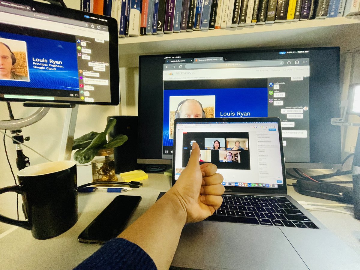 jimmysongio's tweet photo. The first #IstioCon China sessions is now open, come and watch it live! https://t.co/pQ0FHepkDW https://t.co/BkKUcrEqIK