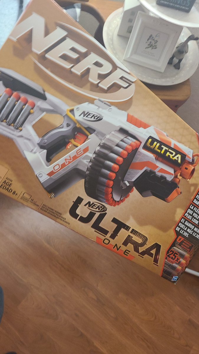 MillerLyte_Kidd's tweet photo. @nerfgunswar bought this beauty for my son tonight. Now he is 5, but instead of pulling a button why not add a switch for the motor to spool up? Just an idea. I can probably do it and show u. https://t.co/7Skmgmq1Vg