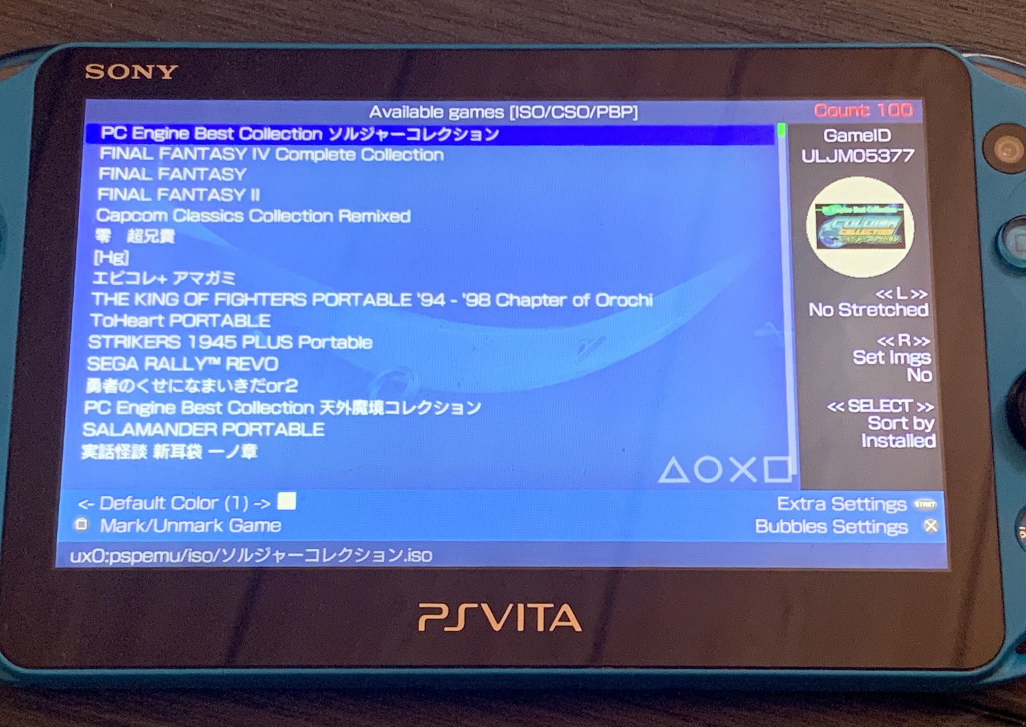 水無月まるみ 休日のpsvita改造 Adrenaline Bubble Managerを使用してlivearina上にpsp Ps1ソフトのショートカット バブル を作成 これでadrenalineを経由せず直接起動出来るようになります ๑ ㅂ و T Co 1ulacz96v0 Twitter