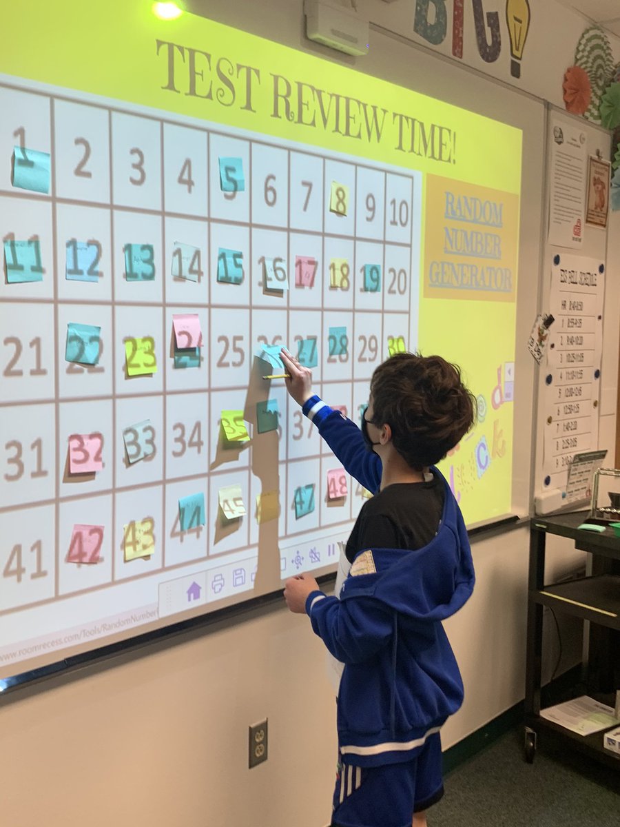 Adding a little excitement to test review day! Is your number one of the lucky numbers?! <a href="/ms_lrod/">Laura Rodriguez</a> totally grabbed your awesome idea!  I love getting ideas because my own kiddo came home from school excited one day!  <a href="/EubanksDragons/">Eubanks Intermediate</a>