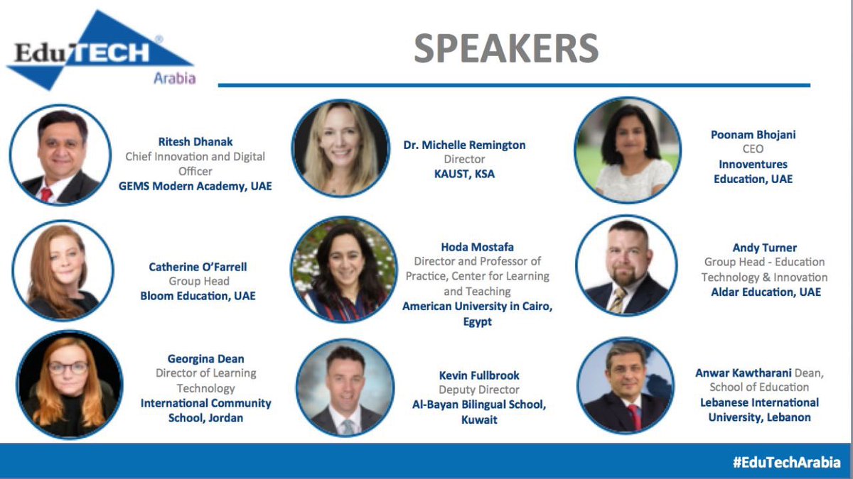 📢 Interested to #learn about how #international EDU #Leaders are #redefining #education across #MENA?

⏰ Join us at #EduTechArabia 15th-16th March, to #PLN with some #inspiring #EdTech #game changers!

🔗 Register for #FREE ➡️ bit.ly/3q8cMx7

#Education #Leadership