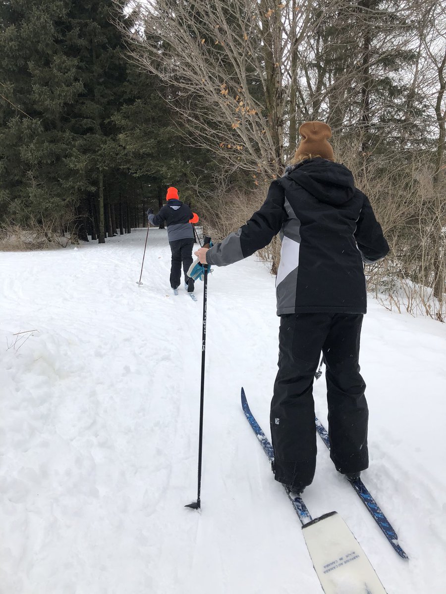 Today we got to ski in 7C <a href="/NorthdaleCntrl/">Northdale Central PS</a>! So fortunate to have such a beautiful space nearby to explore and enjoy the fresh air.