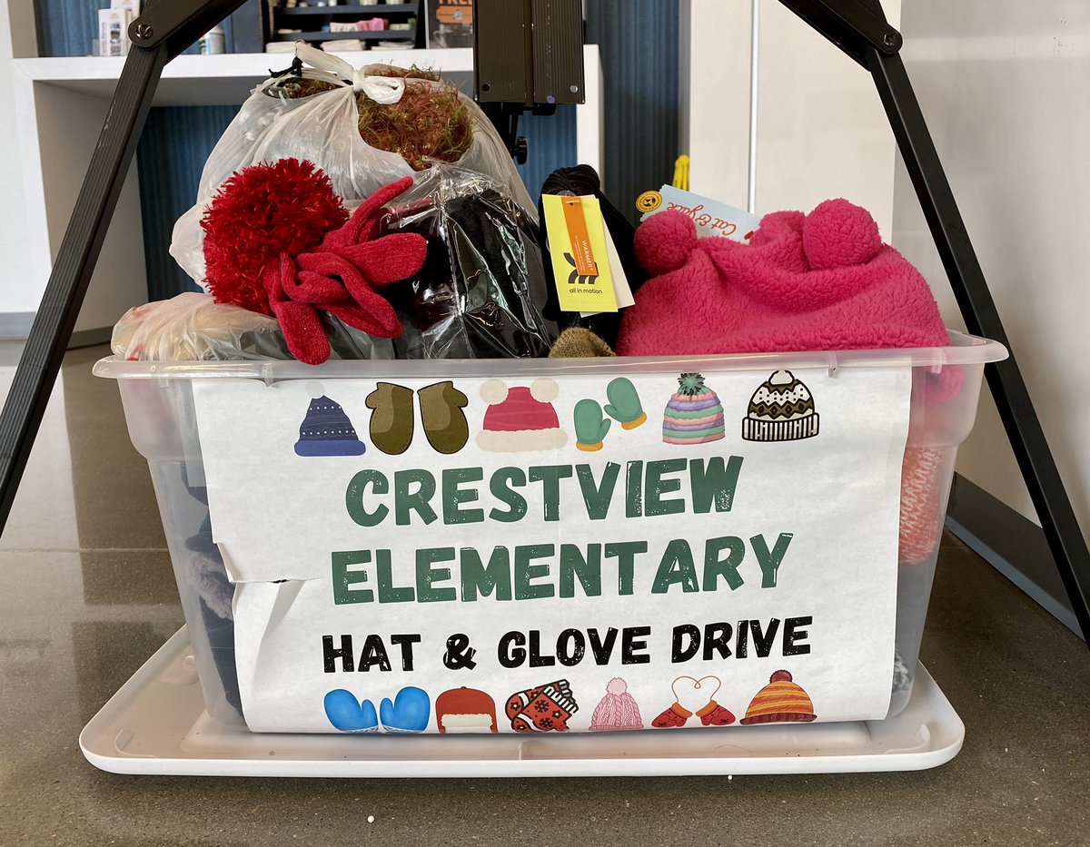 You still have time to donate warm hats and gloves to Crestview Elementary students!

We’re collecting these items at City Hall and the Merriam Community Center through Wednesday, Feb. 24. 

It’s in honor of the school’s social worker, Ada Wallace, who recently passed away.