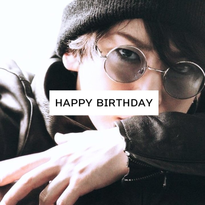  Happy Birthday .

                     kazuya kamenashi   
