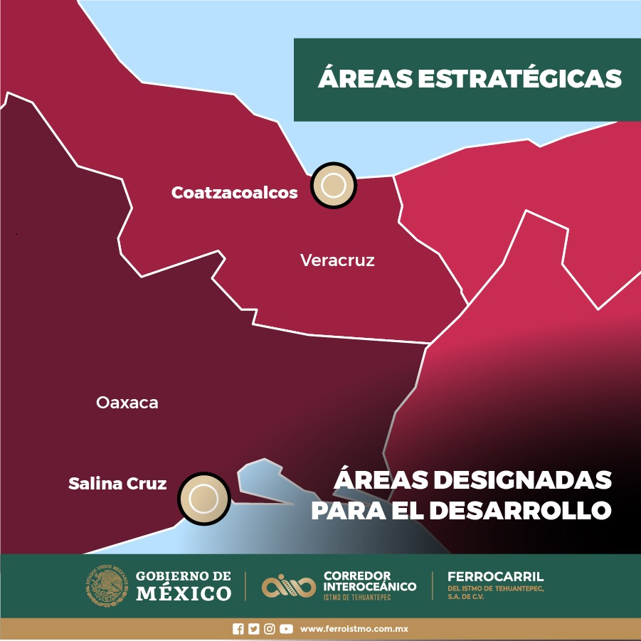 Ferrocarril del Istmo de Tehuantepec S.A. de C.V. on Twitter: "SOMOS LA UNIÓN ENTRE EL PACÍFICO Y EL ATLÁNTICO 🚂 Los puertos de @API_SalinaCruz y @API_VERACRUZ serán las puertas de entrada y