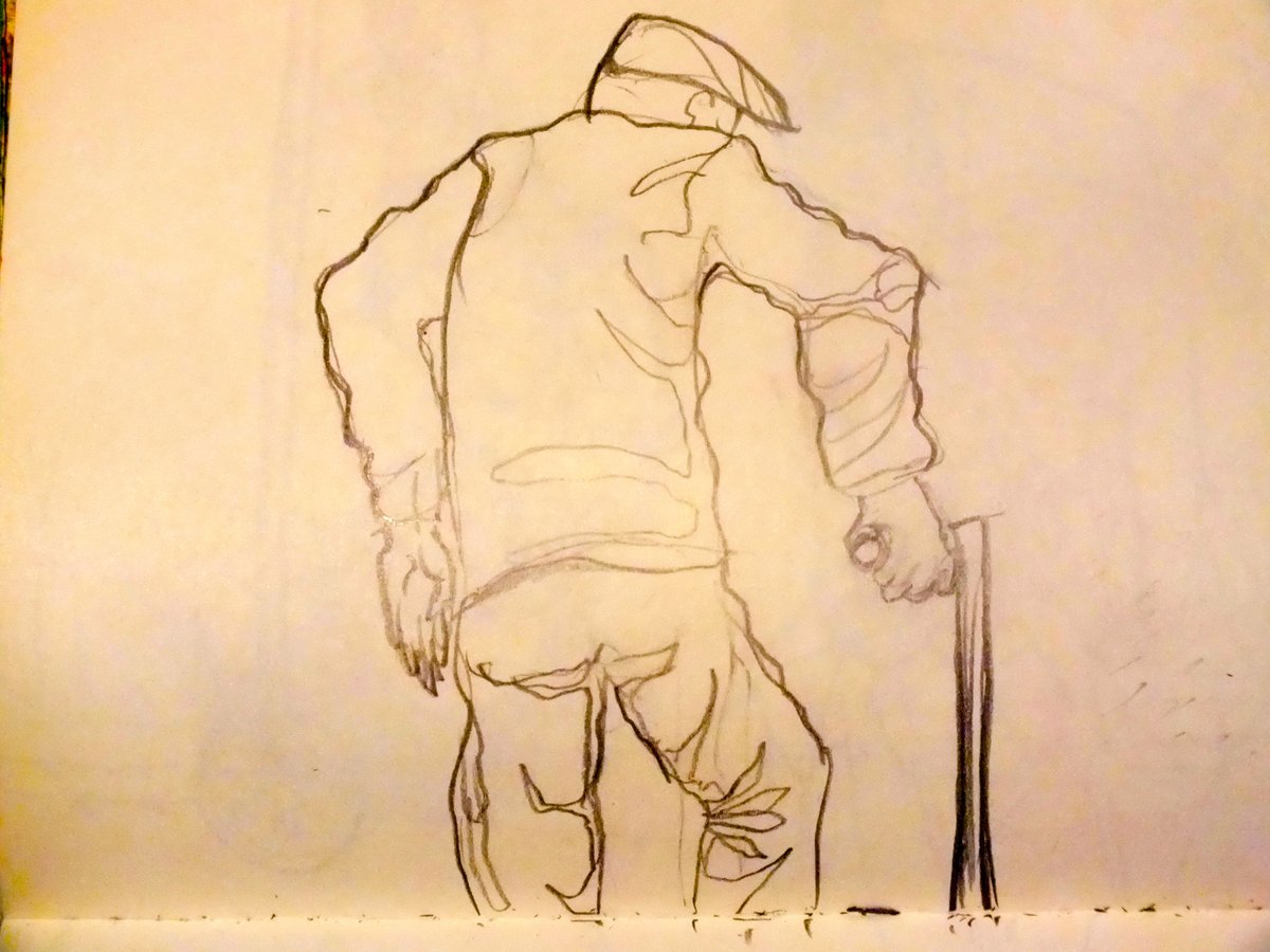 FatherCrow's tweet image. Occasional fathercrow Image no. 66: another quick life sketch  

#drawing #art #artistsontwitter #artontwitter #illustrationart