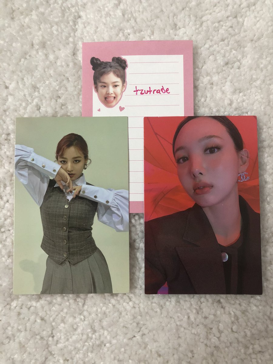 tzutrade's tweet photo. WTT
album: ewo twice   

have: nayeon jihyo 
want: tzuyu wl anything not crossed off  

location: us 
ww: no 

dm if interested! 
#TWICE @TWICE_trades @kpopthriftshop @twicetradeusa @Twicetradeonce @pctradeusa pls rt! https://t.co/LdgEQey0iA