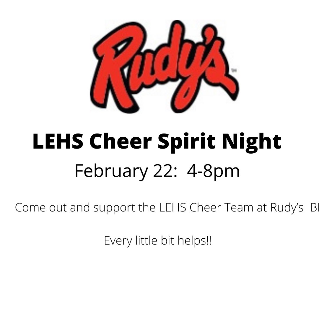 LEHS CHEERLEADING BOOSTER CLUB tweet media