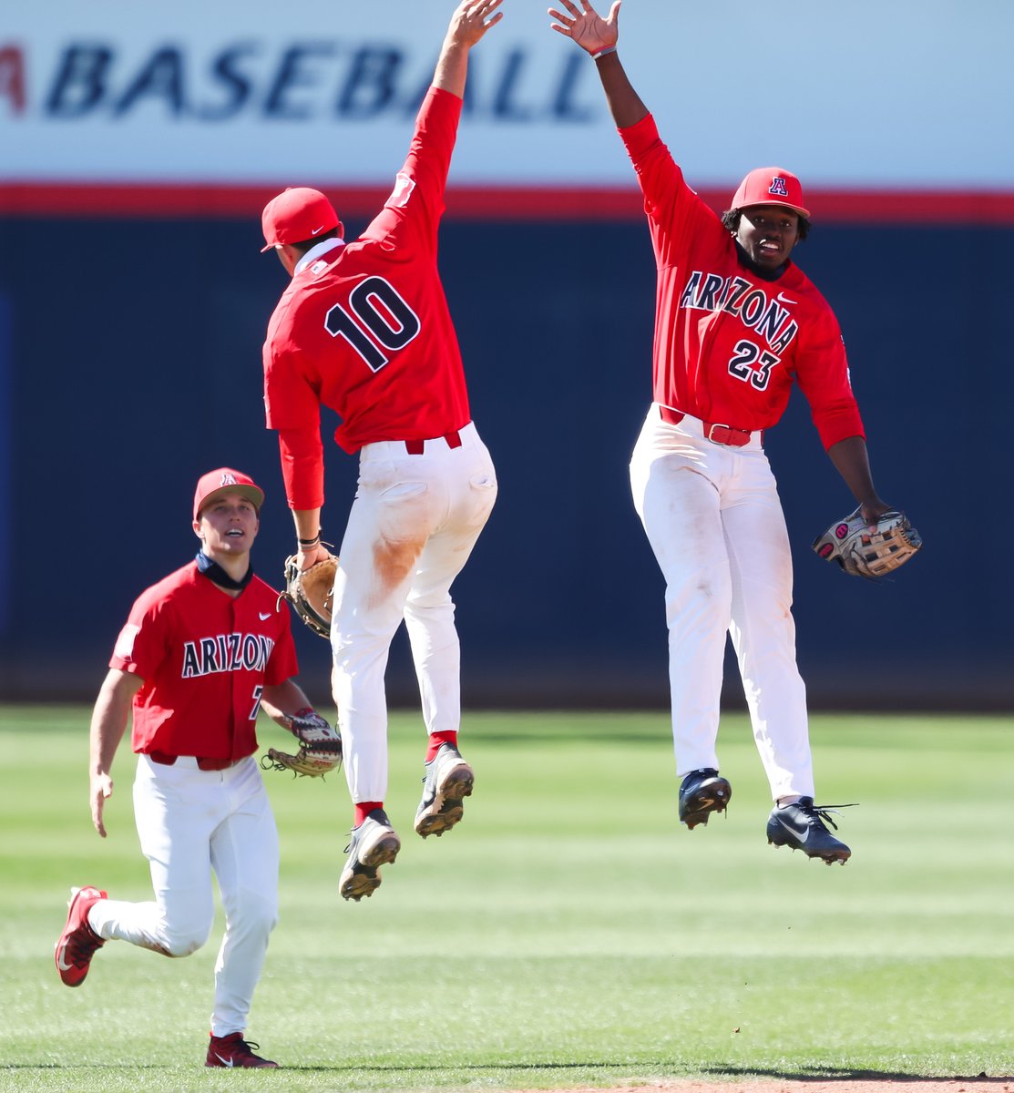 Scoring every inning is a good thing, right? Bats come alive as @ArizonaBaseball splits the series with Ball State after today's 11-5 win. #BearDown #MLBTrainingGround

𝙋𝙃𝙊𝙏𝙊 𝙂𝘼𝙇𝙇𝙀𝙍𝙔 ⚾️📸 » azcats.co/ldg