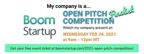 Excited to pitch the Wednesday at the <a href="/BoomStartup/">BoomStartup Accelerator</a> Open Pitch Competition. Register to watch me here: share.hsforms.com/1K3con7nQSbekQ…