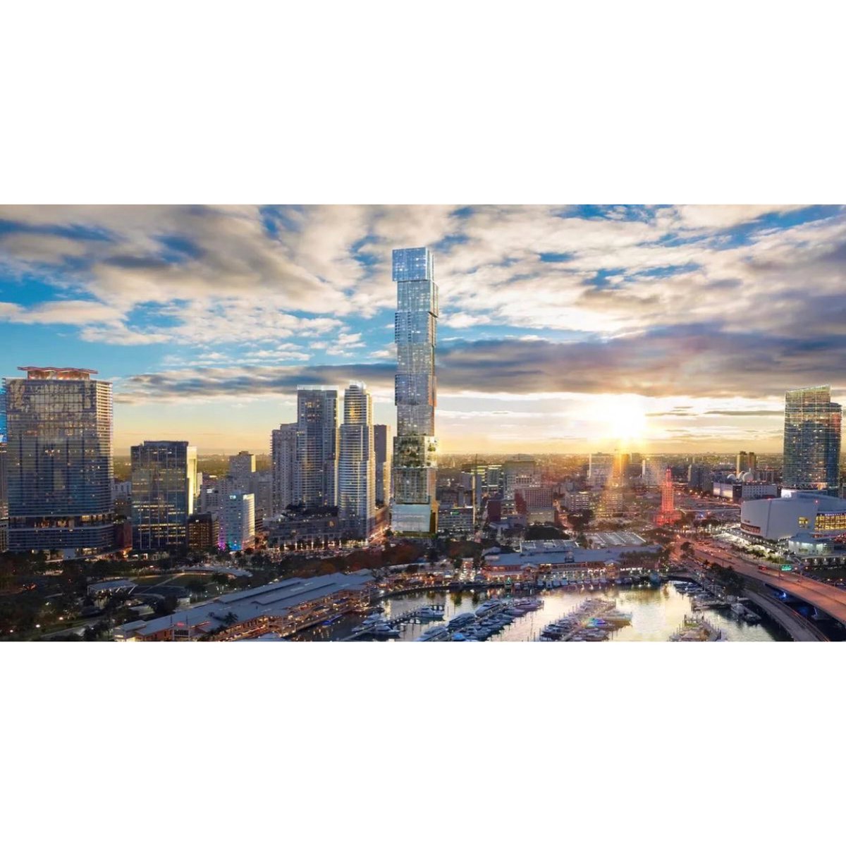 Welcome Waldorf Astoria Hotel &amp; Residences! ⁣⁣This 100 story luxury tower will be Miami’s tallest building located at 300 Biscayne Blvd. ⁣Designed by Sieger Suarez Architects ⁣⁣Launching March 2021⁣⁣
📸:𝘞𝘢𝘭𝘥𝘰𝘳𝘧 𝘈𝘴𝘵𝘰𝘳𝘪𝘢 𝘔𝘪𝘢𝘮𝘪⁣ #waldorfastoriamiami