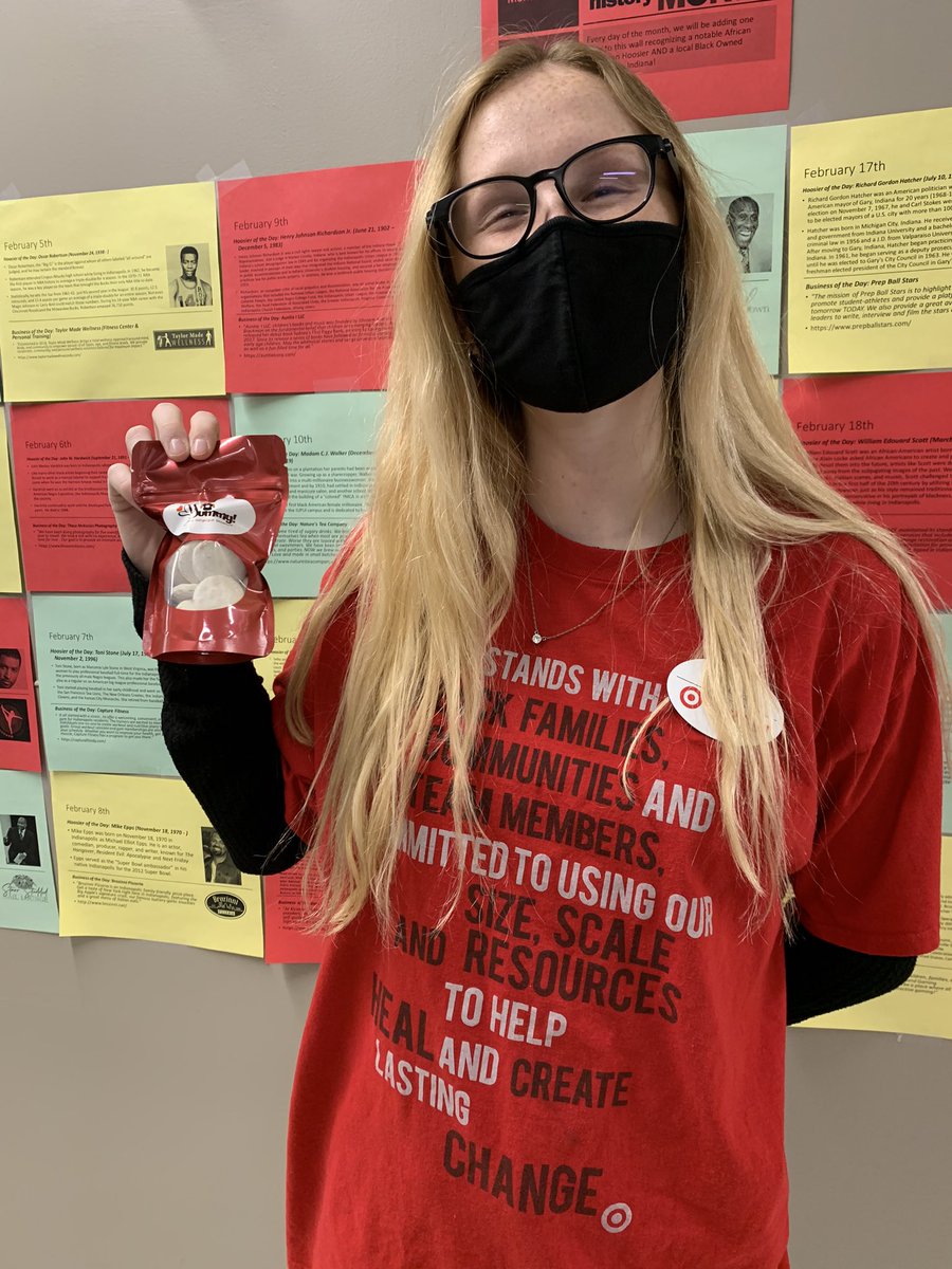 Working somewhere you love means you sometimes win cookies! We reached out to a local Black-owned business, Yummy LLC, and had a cookie raffle! We all enjoyed learning how Yummy LLC has worked to bring delicious cookies to Indy. 🍪 ❤️<a href="/ShannonL1788/">Shannon Lichlyter</a> <a href="/Katemard1/">Kate</a> @I_Tob26 @santuccicm