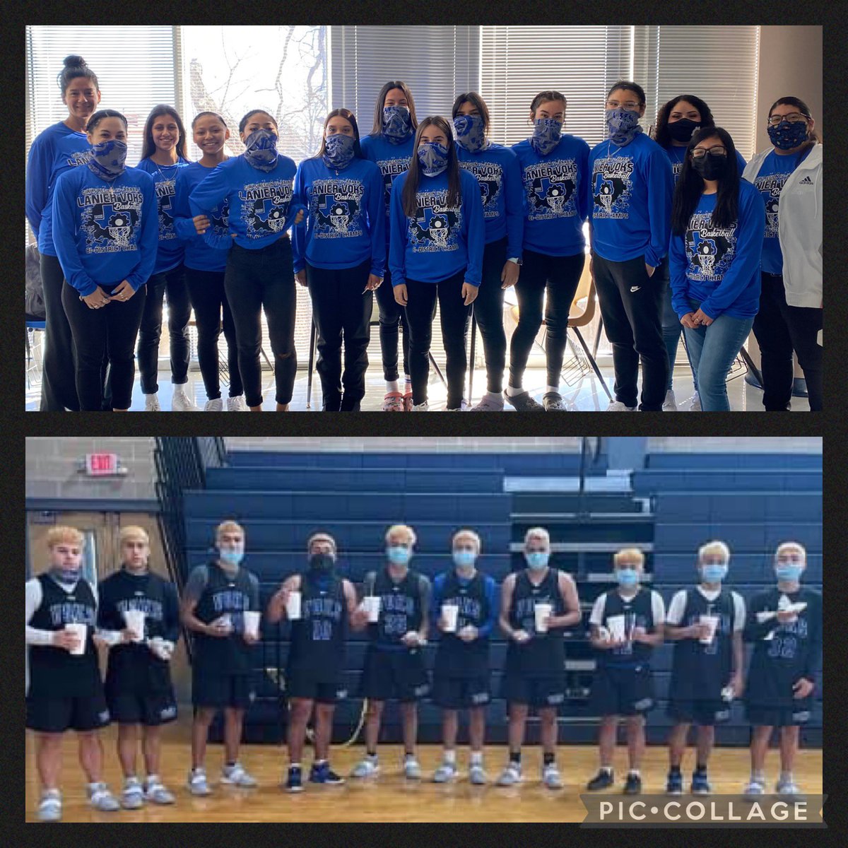 BoosterLanier's tweet photo. It’s a GREAT day to be a Vok!!! ⚙️

Good luck to both 🏀 teams on their playoff games tonight!!💙⚙️🏀🏆🎉

Men @ McCollum HS @ 6:30pm
Ladies @ NB Canyon @ 7:30pm https://t.co/c3xZ1vXuQY