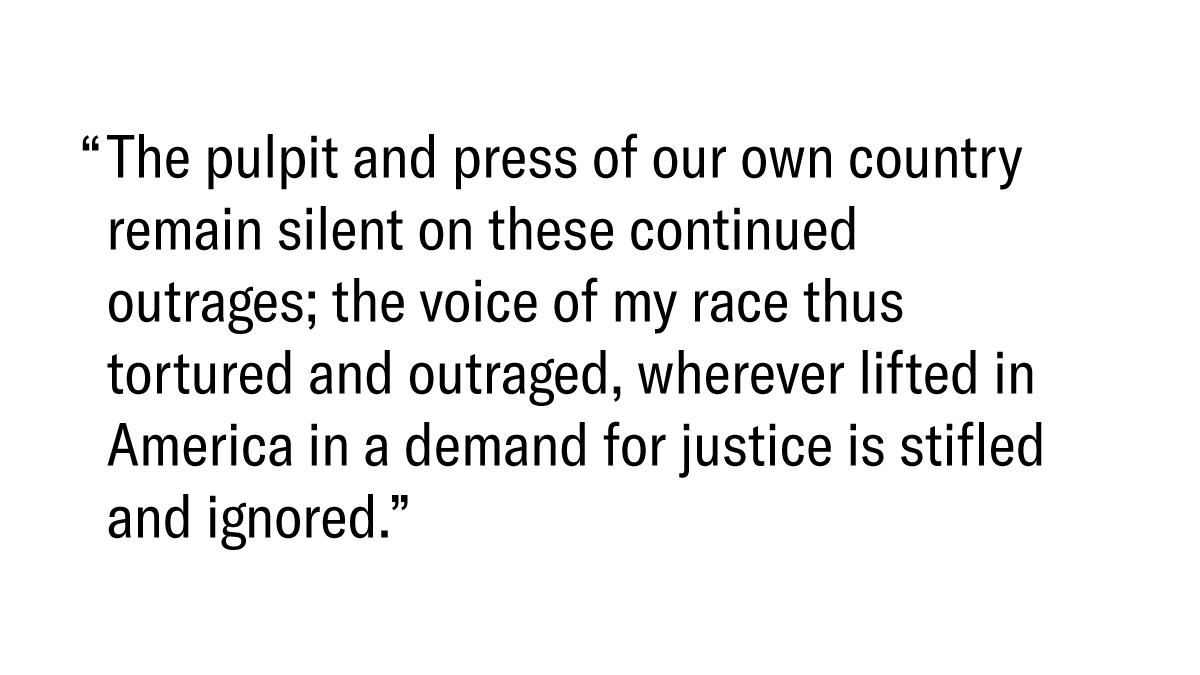 ACLU's tweet image. Ida B. Wells was born into slavery and freed by the Emancipation Proclamation.

She would go on to become a leader in the anti-lynching and women’s suffrage movements, fighting for racial justice through her writings and speeches. 

We remember her fight for Black equality today.