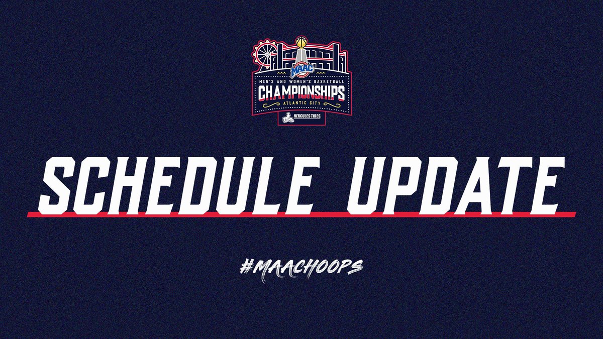 Schedule updates for Men's and Women's #MAACHoops 👇 📰: bit.ly/3aLdqM6