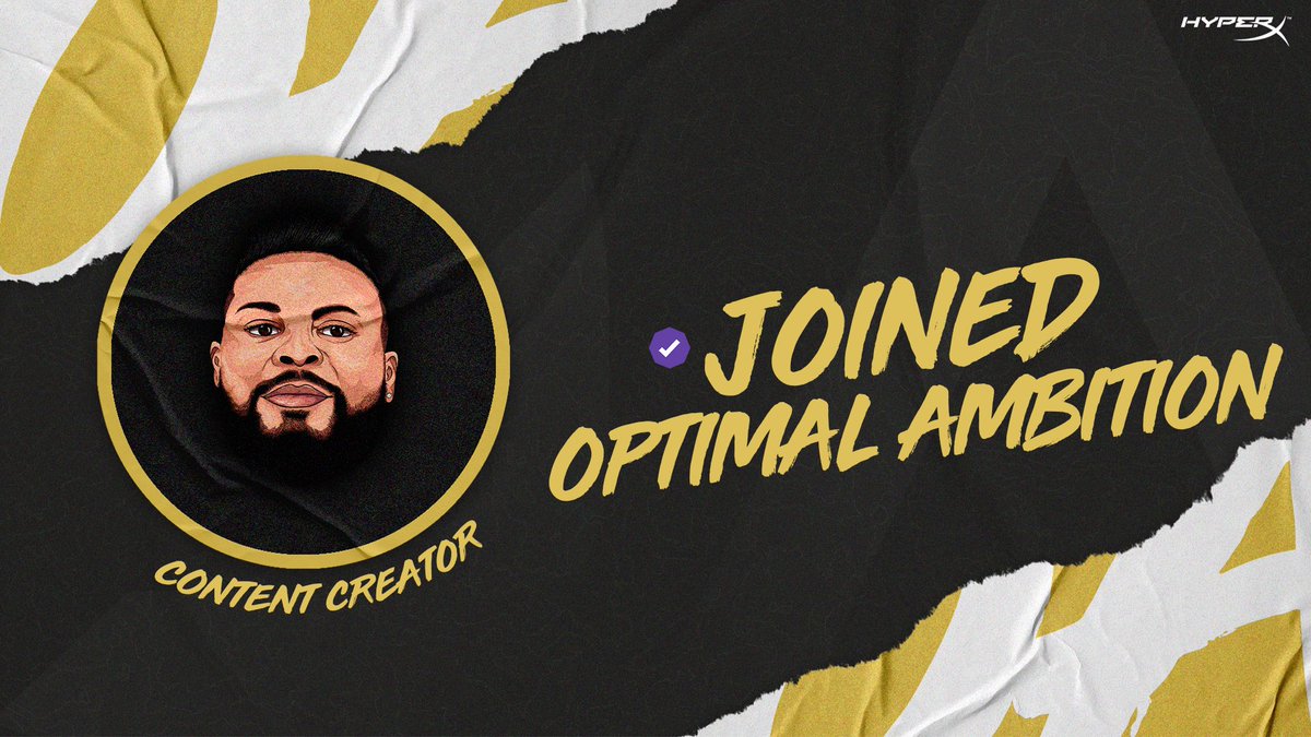 ManuA12's tweet photo. Joined @OptimalAmbition as a Content Creator/Streamer. https://t.co/1k0ZOodutC